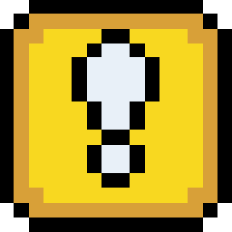 Retro Block - Exclamation Icon 256x256 png
